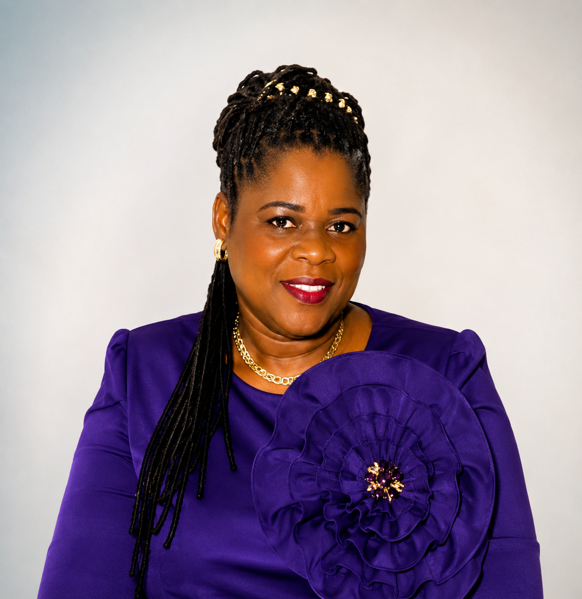 Valerie E. Kelso, Founder and CEO of Purple Light Touch Foundation